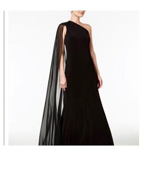 CALVIN KLIEN CAPE GOWN